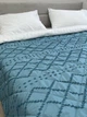 Покривало Ecotton Jacuard Green Євро 200x220 см Стьобане Полісатин (25217_000) - зображення 2