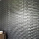 Декоративная 3Д панель стеновая Облицовочный кирпич Серебро 10 шт 3d панели для стен кладка плитка 700x770x5мм (34) SW-00000217-10шт - изображение 1