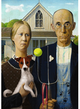 Puzzle Trefl American Gothic Psia Edycja 500 elementów 37526 (5900511375268) - obraz 2