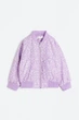 Куртка H&M 134 140см сиреневый цветы 4071136745 - изображение 2