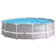 Бассейн каркасный Intex 26718FR круглый на 10685 л из ПВХ и стали с картриджным насосом и лестницей 366x122 см Серый (124-9-26718) - изображение 2