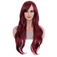 Перука бордо довга косплей VC wig-110 - зображення 1