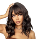 Перука шоколадна хвиляста Natural Dark Brown, термоволокно DC210 - зображення 7