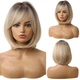 Парик каре blond, натуральные синтетические волосы - изображение 3