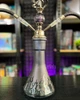 Кальян на 2 трубки на 2 персони Hookah Dino заввишки 56 см із силіконовою чашею та калаудом Чорний - зображення 4