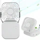Вентилятор на акумуляторі Hachi Fan, білий - компактний (VS7007177-2) - изображение 4