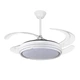 Стельова LED люстра-вентилятор 80W з пультом Levistella круглої форми 3000-6000К IP20 7943070 (48) WH - зображення 1