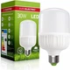 Лампочка EUROELECTRIC Plastic 30W E27 6500K 220V (LED-HP-30276(P)) - изображение 2