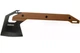Туристический топор Schrade Frontier Axe 12" ,сталь 3Cr13 ,топорик 30 см ,накладки коричневые GFN - изображение 2