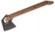 Туристический топор Schrade Frontier Axe 19.5" ,сталь 3Cr13 , топорик 50 см ,накладки коричневые GFN - изображение 1