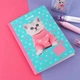 Зошит А5 Kite Studio Pets "Кошенятко" 40 аркушів клітинка картонна обкладинка бірюзовий (SP24-091) - зображення 5