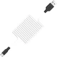 Дата кабель USB 2.0 AM to USB-C 1.0m 2A silicone X21 black+white HOCO (6957531071402) - зображення 3