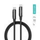 Дата кабель USB-C to USB-C 2.0m (PVC+Aluminum Alloy) (PD Fast Charging 240W) 5А black ColorWay (CW-CBPDCC070-BK) - изображение 2