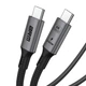 Дата кабель USB-C to USB-C 1.0m USB4 40Gbps 240W 8K60Hz black Armorstandart (ARM81921) - изображение 4