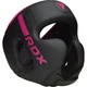 Боксерський шолом RDX F6 KARA Matte Pink S (капа в комплекті) - изображение 2