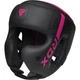 Боксерський шолом RDX F6 KARA Matte Pink S (капа в комплекті) - изображение 4