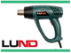 Фен технічний мережевий LUND 750/ 1500 Вт 2 температурні режими- 300/ 500 °C (79324) - зображення 1