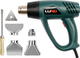 Фен технічний мережевий LUND 1/2 кВт 2 температурні режими 350/ 550 °C (79325) (5906083793257) - зображення 1