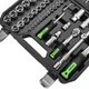Профессиональный набор инструментов в кейсе Winso Pro 1/2", 1/4" 72 T, CR-V, 94ед. 924094 - изображение 7