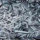 Ткань плательная креп 150 см 110 гр/м2 легкая, для платьев, юбок, брюк, аксессуаров листок черный 5104237 - изображение 4
