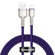 Кабель BASEUS Lightning Cafule Series Metal Data Cable |1M, 2.4A| (CALJK-A05) 4757341 - изображение 3