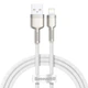 Кабель BASEUS Lightning Cafule Series Metal Data Cable |1M, 2.4A| (CALJK-A05) 4757341 - изображение 5