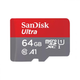 Карта пам'яті SanDisk microSD 64GB C10 UHS-I R140MB/s Ultra - изображение 2
