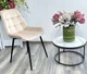 Стул мягкий со спинкой Velka Chic Bluvel 03 Velvet VBl03 бежевый - изображение 3