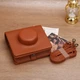 Чохол для фотокамери миттєвого друку + Принтер 2-в-1 FujiFilm INSTAX Wide EVO Коричневий / Case Brown - изображение 8