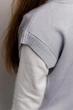 Дитяча жилетка ART KNIT сіра з білою смужкою, 140-146см 039769 - зображення 8