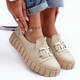 Buty wsuwane damskie Lewski Shoes 3398 39 Beżowy/Srebrny (5905677947816) - obraz 3
