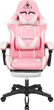 Геймерське крісло Kruger & Matz GX-150 White/Pink (5901890068635) - зображення 1