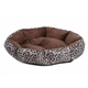 Лежак для котов собак Lesko SY-2022-1208-97 Leopard L круглый - изображение 1
