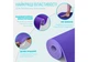 Коврик для йоги и фитнеса EasyFit TPE+TC 6 мм двухслойный сиреневый cо св.сиреневым + Чехол - изображение 3