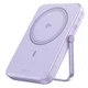 Магнітна батарея (повербанк) UGREEN Uno 20вт Qi2 10,000mAh Magsafe Power Bank з дисплеєм та швидкісною зарядкою - Purple - зображення 2