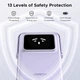 Магнітна батарея (повербанк) UGREEN Uno 20вт Qi2 10,000mAh Magsafe Power Bank з дисплеєм та швидкісною зарядкою - Purple - зображення 8