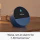 Розумна колонка Amazon Echo Spot Smart alarm clock with Alexa - Ocean Blue (Англійська / Іспанська / Французська) - зображення 5