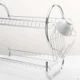 Стійка для зберігання посуду Kitchen Storage Rack / Сушіння з піддоном / Настільний органайзер для кухні - зображення 5