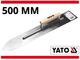 Paca szpachlowa zaostrzona YATO 500 mm nierdzewna (YT-5212) (5906083952128) - obraz 3