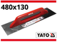 Терка гладилка YATO нержавіюча 480 x 130 мм (YT-5209) (5906083952098) - зображення 2