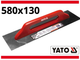 Терка-гладилка YATO 580 x 130 мм нержавіюча (YT-5210) (5906083952104) - зображення 2