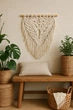 Натуральне настінне панно макраме Handmade, 40 * 50 см в етно стилі, декоративне панно - зображення 2