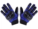 Мотоперчатки MS06 TT AGRO MOTO (черный с синим текстиль size L) - изображение 1