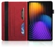 Чехол Wood Book на POCO Pad X1 (11.2") / чехол для планшета с функций подставки и отделением для кредитных карт / красный - изображение 3