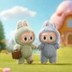 Мягкая игрушка-сюрприз Лабубу Labubu Плюшевый брелок на сумку 16 см THE MONSTERS - Exciting Macaron Vinyl Face Pop Mart - изображение 8