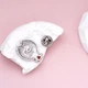 Брошь-значок унисекс BROCHE бижутерия Медицина Жизнь внутри серебристая BRGV113547 - изображение 2