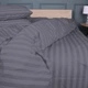 Простирадло на гумці MirSon Ranforce Elite 17-0601 Stripe Gray 180 х 200 см (2200008049799) - зображення 1