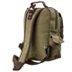 Сумка-рюкзак на одно плечо Vintage оливковая вертикальная тканевая средняя (bg201fash41) - изображение 2