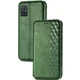Чехол книжка GETMAN Cubic (PU) для Samsung Galaxy A51 Зеленый - изображение 3