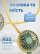 Нашейный настольный мини вентилятор 2в1 дорожный аккумуляторный на шею Hanger Fun usb 500mAh портативный кулер для шеи головы лица или на стол вентиляторы юсб компактные в путешествия спорт прогулки поездки перелеты голубой - изображение 5
